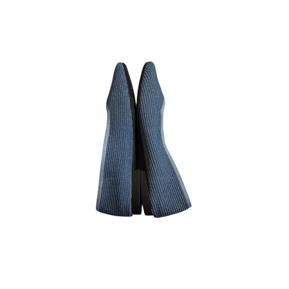 Vivaia Margot 2.0 Womens Square-Toe Blue Ballet Flats Comfortable 38.5/Size 8 - Picture 7 of 9